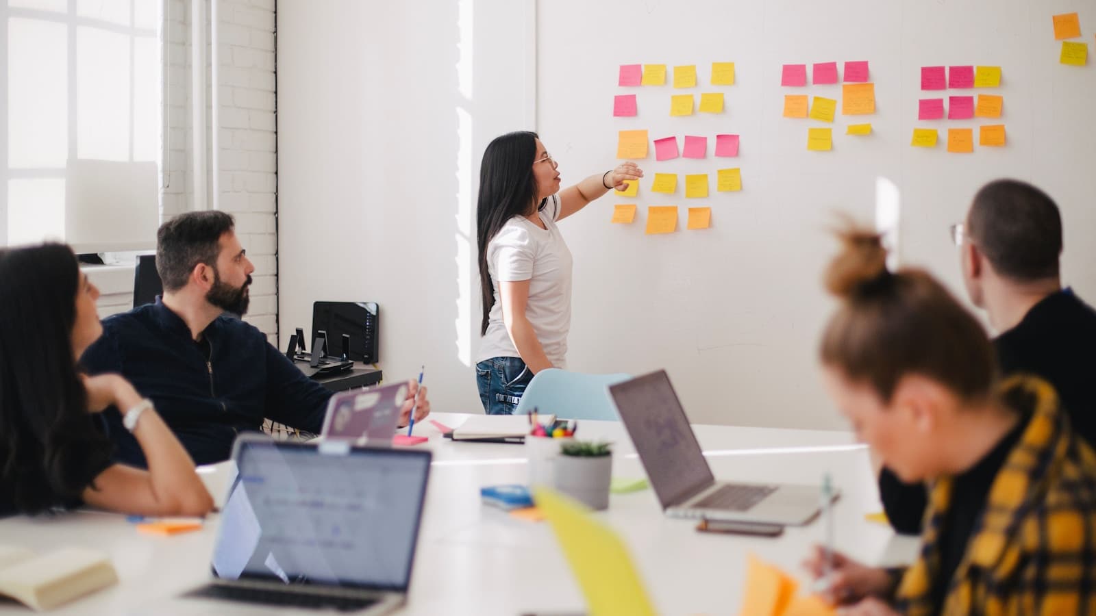 Professional team collaboration meeting